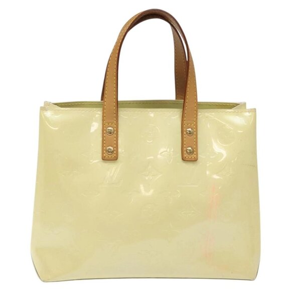 LOUIS VUITTON Monogram Vernis Reade PM Hand Bag Perle LV Auth - Picture 3 of 16